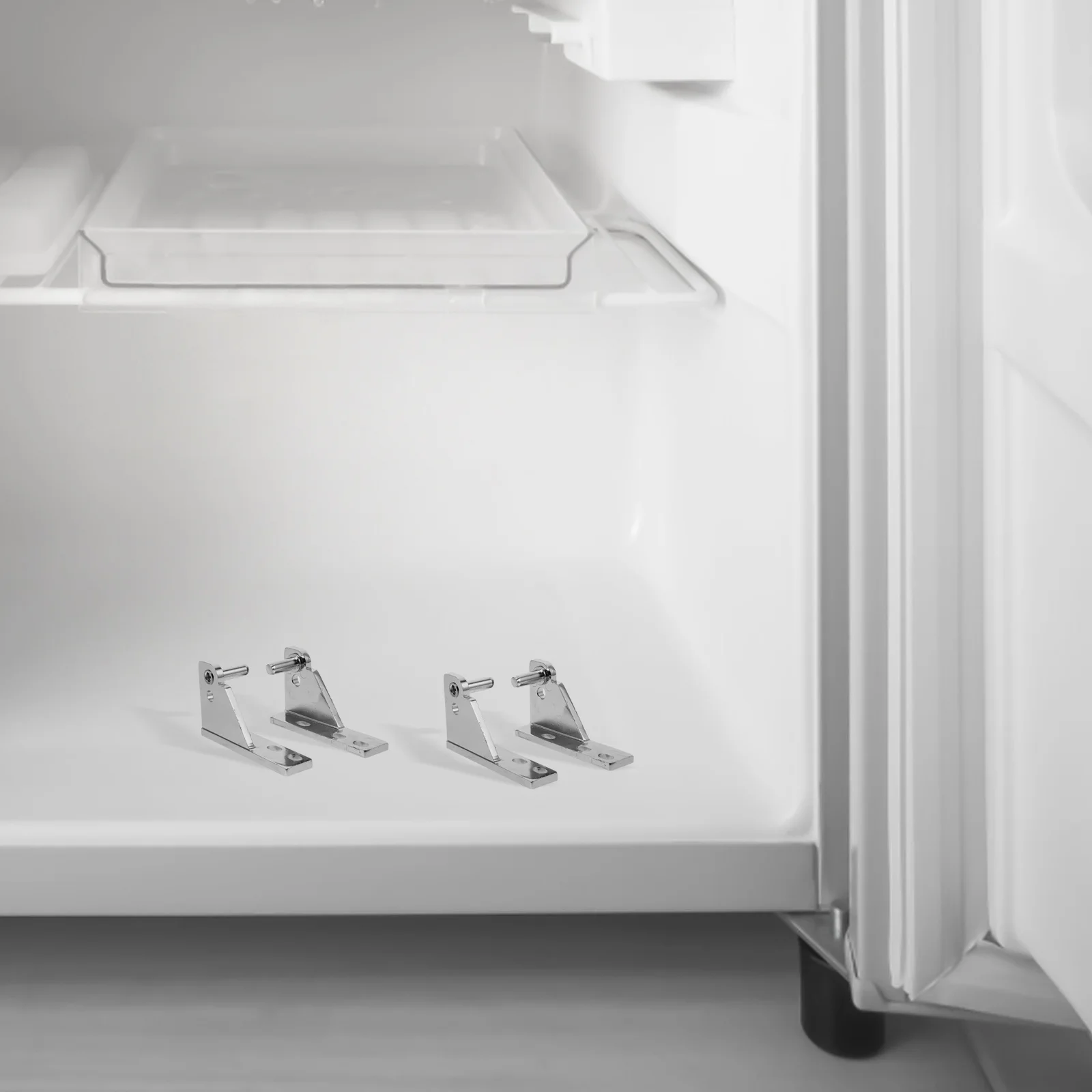 

1Set Refrigerator Door Hinge Stainless Steel Robust for Cabinet Refrigerator Door Replacement Heavy Duty Appliance Hardware