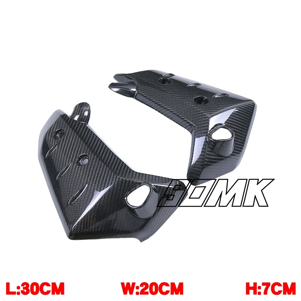 100% Carbon Fiber Radiator Cover Side Panels MT10 For YAMAHA MT 10 MT-10 2022 2023 Motorcycle Accessories Water Tank Guard