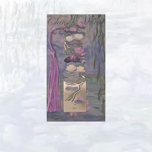 Aesthetic Book Page Clip Floral Painting Metal Bookmark Hollow Metal Book Accessories Student Reading Mark Stationery Gifts - Image 9