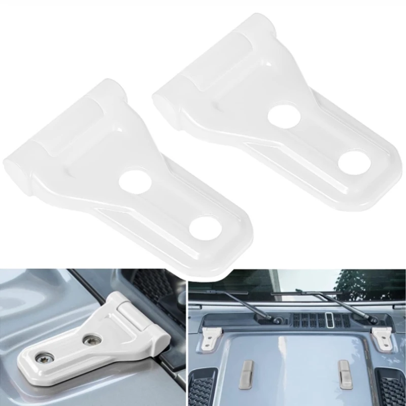 Upper Door Hinge Protective Cover Trim Set Repalcements for 4 Door Car