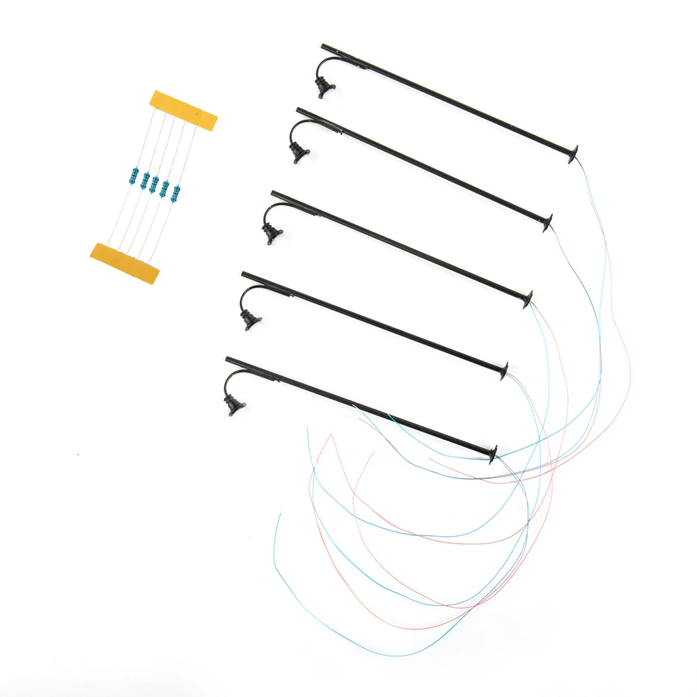 Lights Model Lamps 103mm 20mA 3V 5pcs Building Layout H0 Kit HO 6060 LEDs Lattice Mast Platform Track Practical