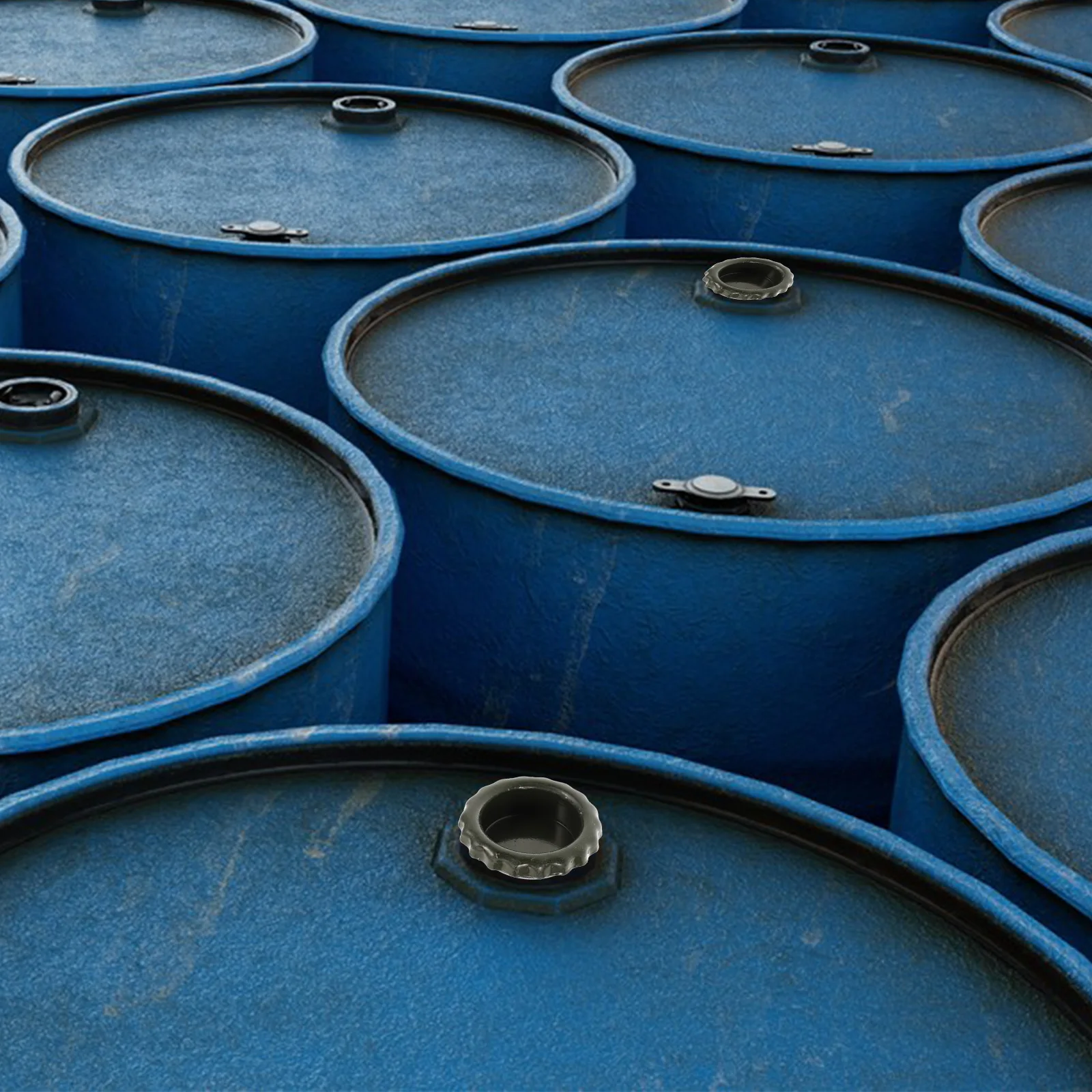 

5pcs Oil Drum Lid Dust Cover Handle Plug Steel Barrel Bung Caps Diesel Sealed Storage Container Engine Parts