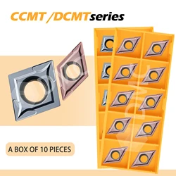 Numerical Control Cutting Tools Blade CCMT060204 CCMT060208 DCMT070204 DCMT070208 Wear-Resistant Lathe Internal Turning Cutters