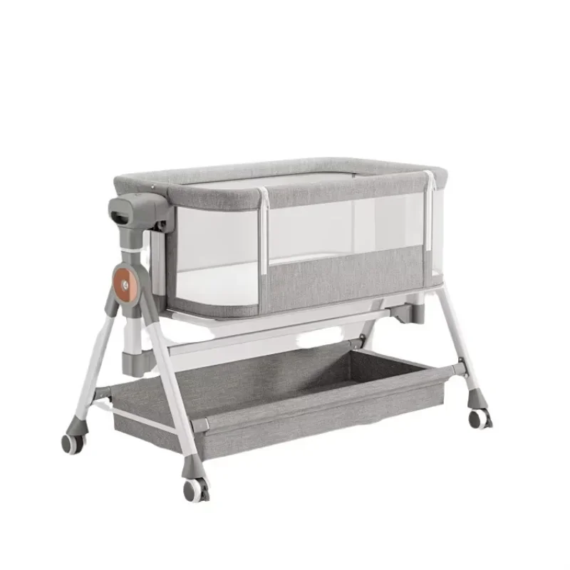 Baby Portable Splicing Bed, Multifunctional Cradle, Foldable Mobile