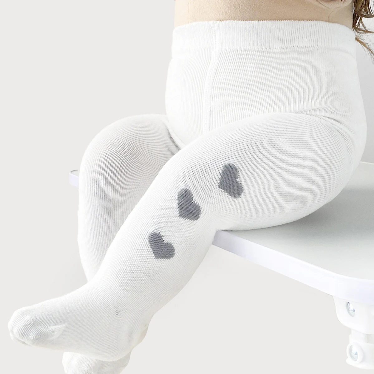 1 Pair Toddler Kids' Plain Color Tights Newborn Baby Leggings, Skin-Friendly and Comfortable, Suitable for Wearing in All Season