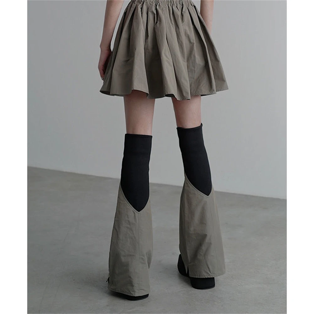 Women's Sunscreen Leg Covers Sports Casual Patchwork Boots Cuffs Hot Girls Gothic Y2K Thigh High Socks Leg Warmers Cosplay Props
