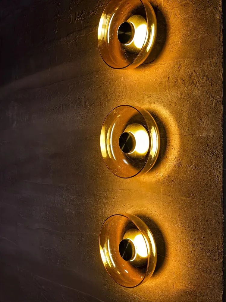 

Modern Minimalist Luxury Designer Bedside Wall Lamp for Hotel Corridor Hallway Entryway Lighting Aluminum Gold Finish Wall