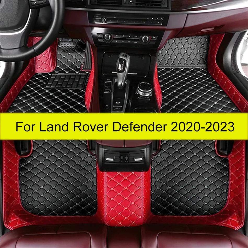 Alfombrillas impermeables para coche Land Rover Defender, accesorios para Interior de automóvil, 2023, 2022, 2021, 2020 (4 puertas)