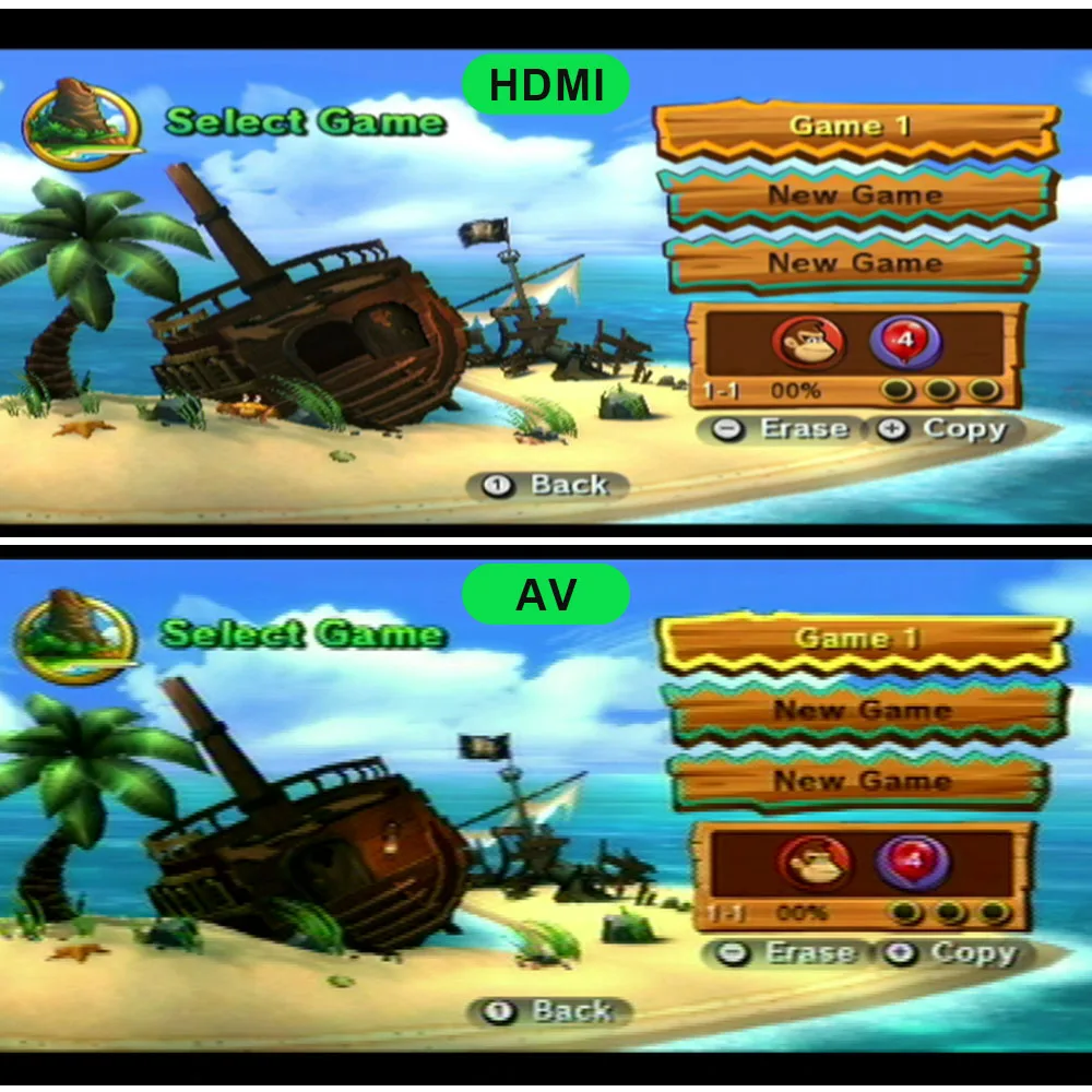 HISPEEDIDO 480P 1080P Wii HDMI 키트 내장형 디지털 HD TV 모드 Wii 콘솔 게임 비디오 HDMI PCB 모드 OSD 메뉴 포함