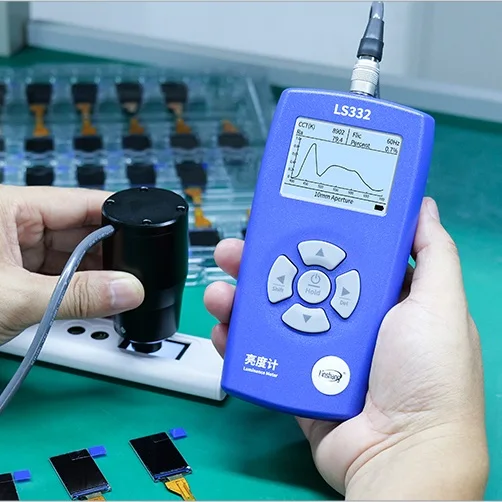 LS332 Luminance Spectrometer CCT CRI Flicker Frequency Analyzer Brightness Meter For LED Lamp LCD Screen