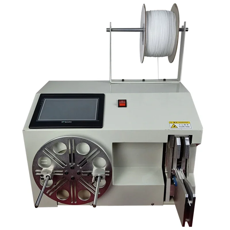 

Bestselling High-quality Products Semi Automatic Power Binding Coil Cable Rolling Wrap Cable Wire Winding and Tying Machine