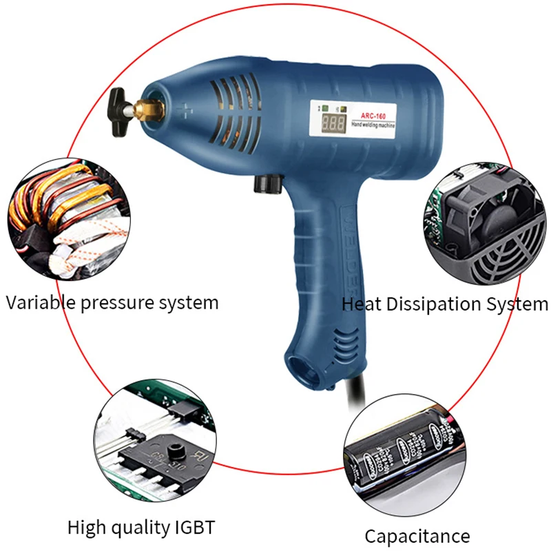 3000W Handheld Portable Arc Welding Machine Household Electric Welding Machine Automatic Digital Intelligent Welding Machine
