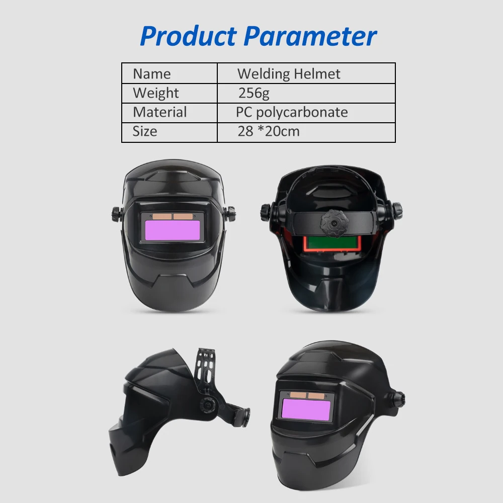 Darkening Welding Mask Glasses Welding Helmet Welding Hood Argon Arc Welding Hat Solar Rechargeable Welding Mask Facial Screen