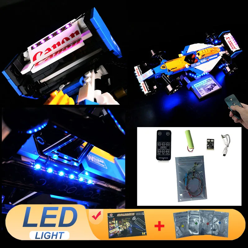 

Комплект светодиодных фонарей для LEGO 10353 FW14B F1, автомобильная лампа, сделай сам, рождественский подарок (не включает комплекты строительных кирпичей, наборы моделей)