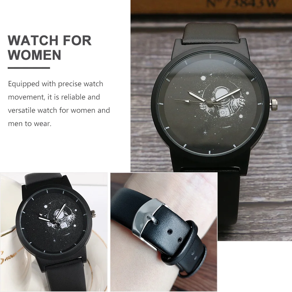 

Astronaut Watch Wristwatch for Women Ladies Alloy Mens Fashion Men's