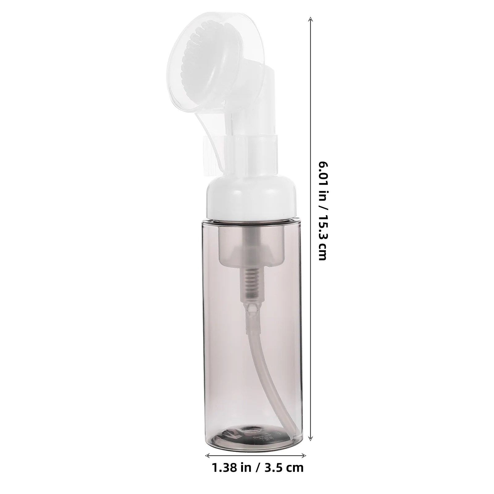 4 Stück Schaumpumpenflaschen, transparent, nachfüllbar, leer, Seifenspender, Reisegröße, leicht zu reinigender Behälter, Schaumpumpenflasche