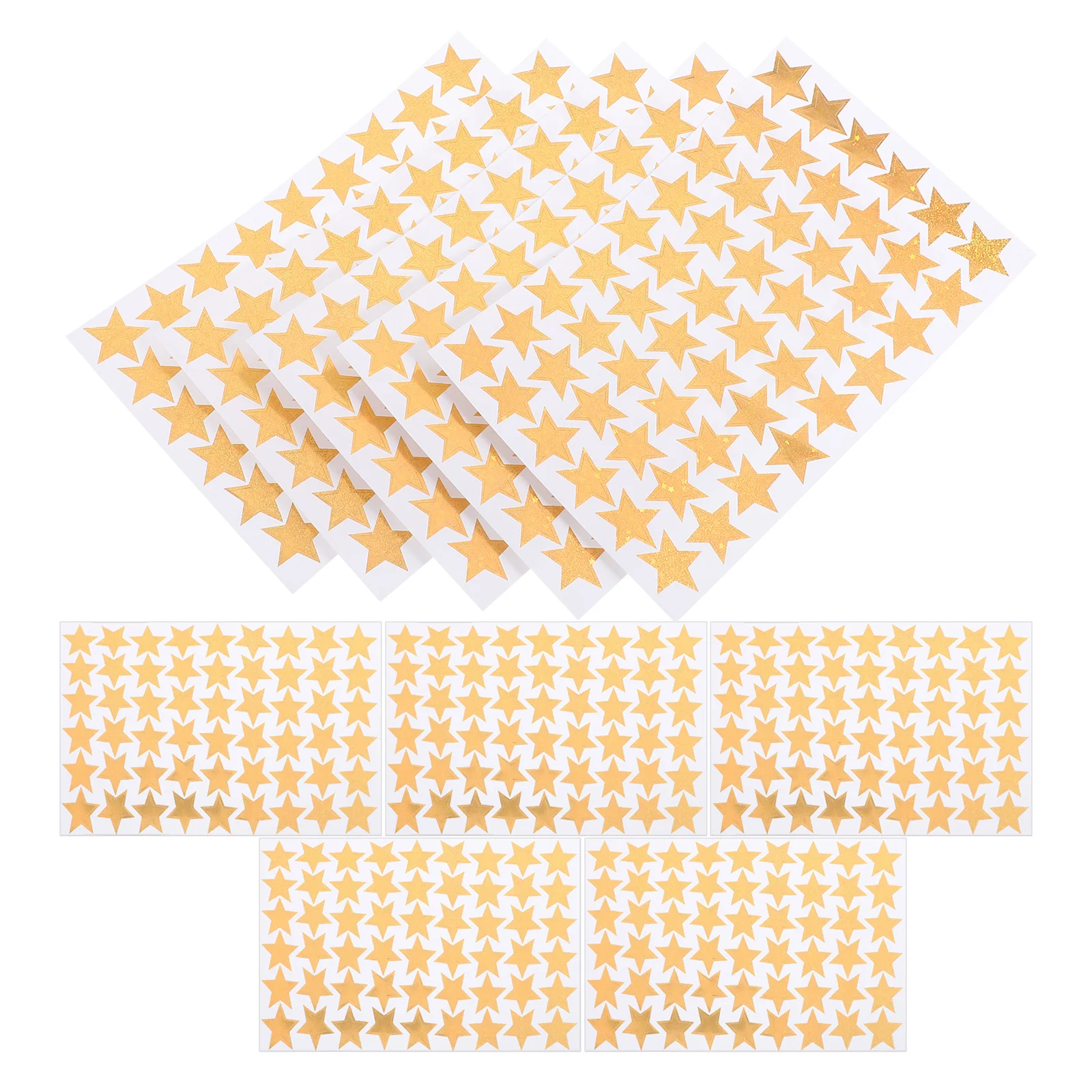 

Five-Pointed Star Stickers Self-Adhesive Reward Decals for Teachers Crafts Decoration Five-Pointed Star Sticker