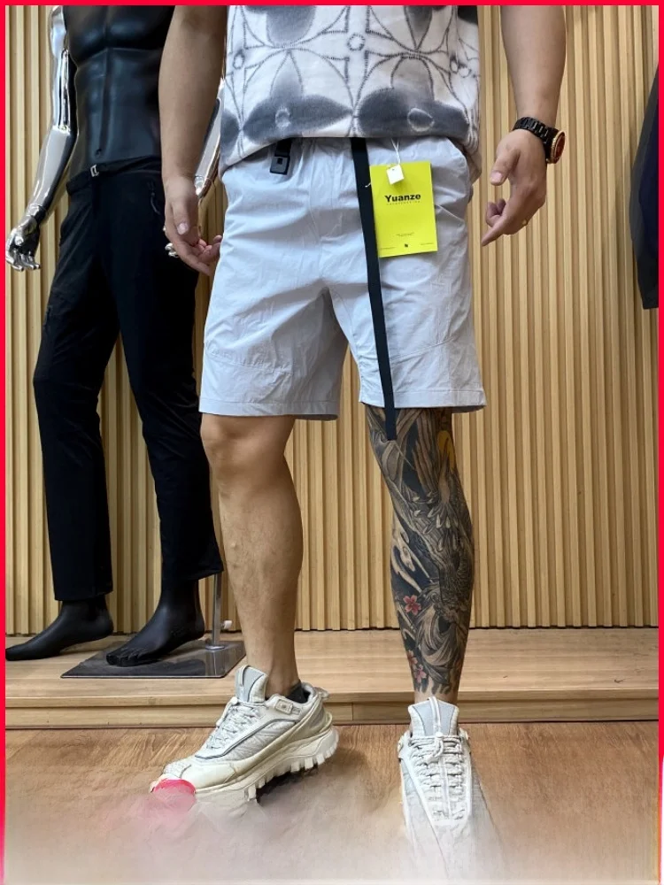 Functionality Comfortable 3D Tailored Lightweight Breathable Casual Men's Shorts Summer Fashion Urban Sport Polyester Fiber