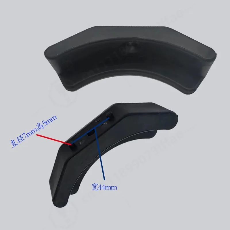 Shock Absorbing Dumbbell Storage Tray Crescent Shape Rubber Plastic Dumbbell Holder Accessory for Gym Dumbbell Rack