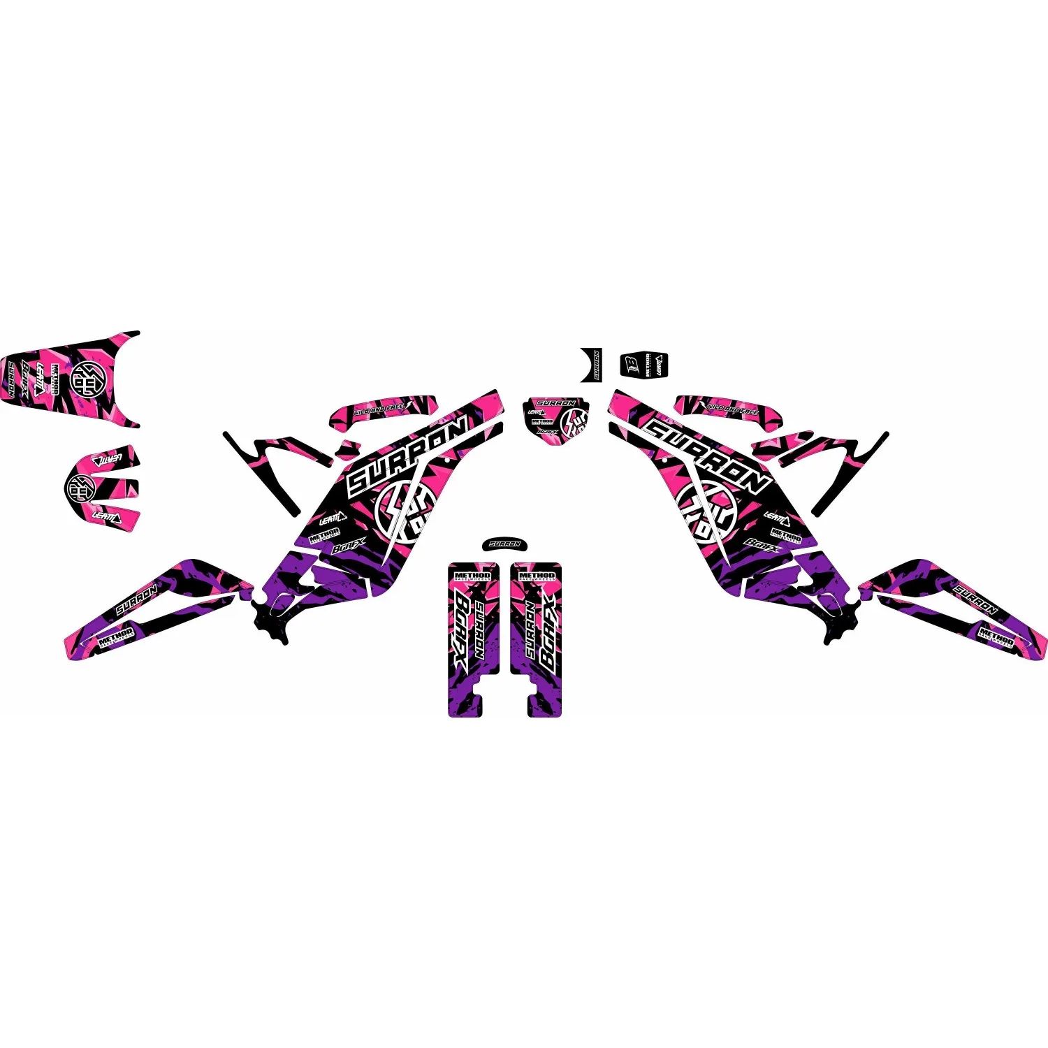 Motorcycle Body Fairing Sticker Decal Protective  eBike eMoto Full Graphic Kit For Surron Light Bee X  Design -49