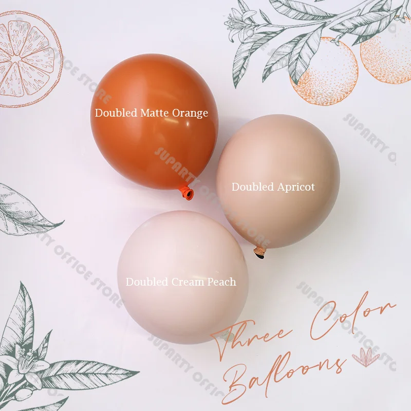 

5/10/12inch Terracotta Balloon Doubled Blush Cream Peach Baptism Balloon Baby Shower Boho Birthday Wedding Decorations Balloons