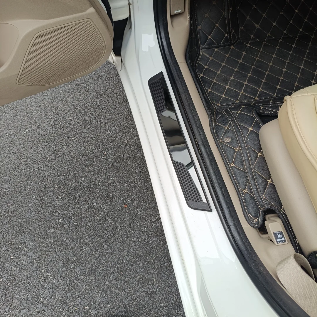 For Jaecoo 5 Jaecoo J5 E5 2025-2027 Car Door Sill Plate Stainless Steel ABS Cover Interior Trim 3d Sticker Auto Accessories Part