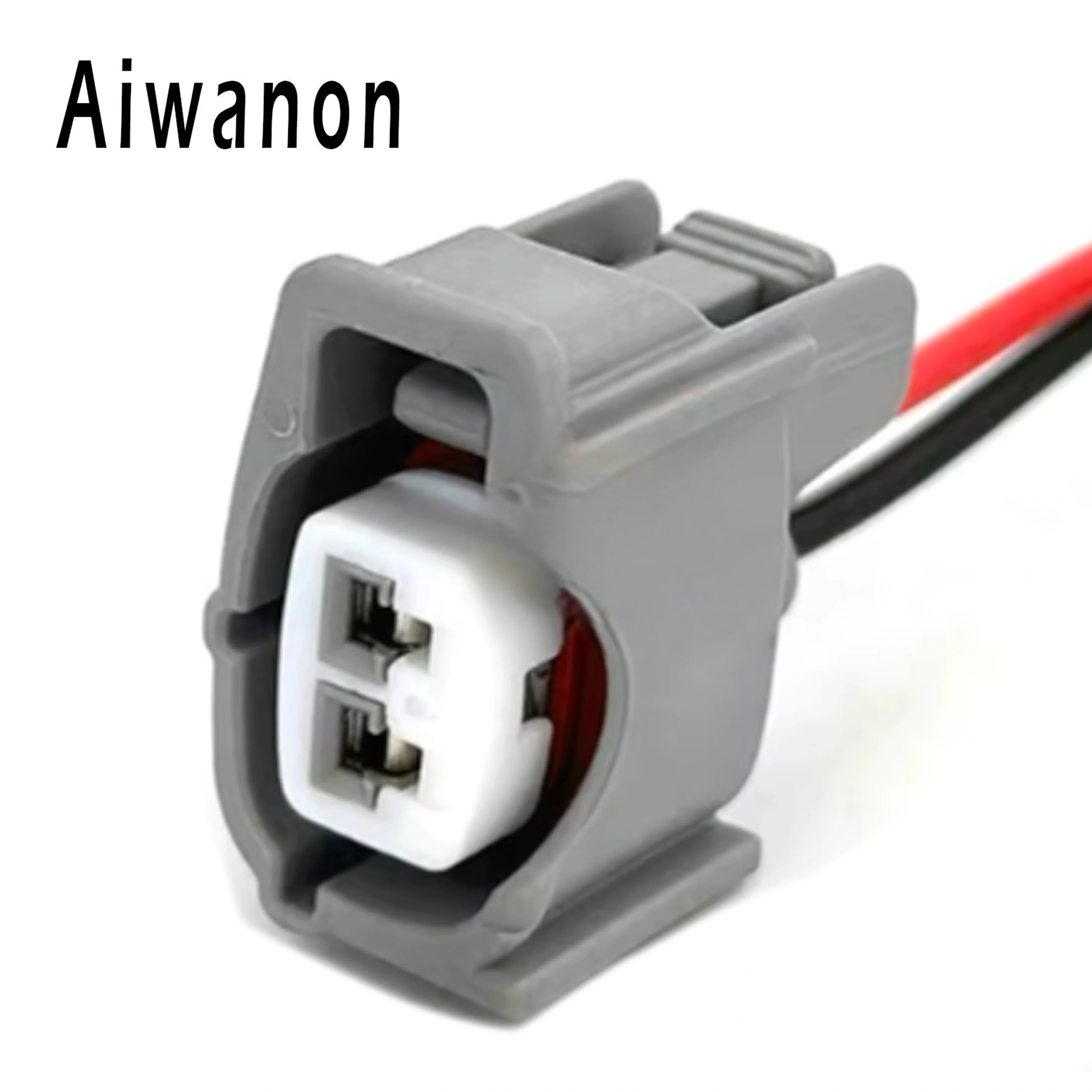 

1 Set 2 Pin Auto Fuel Injector Plug Female Male Electrical Cable Connectors Wire Harness For Toyota Honda 6189-0611 90980-11875