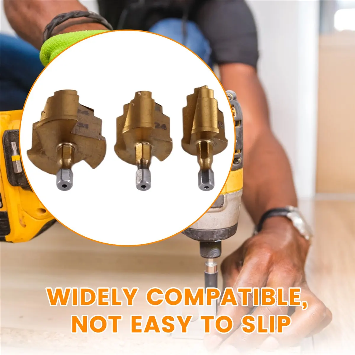 ABJS 3pcs 3 Blades PPR Lifting Stepped Drill Bit Hexagon Shank Water Pipe Connection Tool 20/25/32mm Chamfering Cutter
