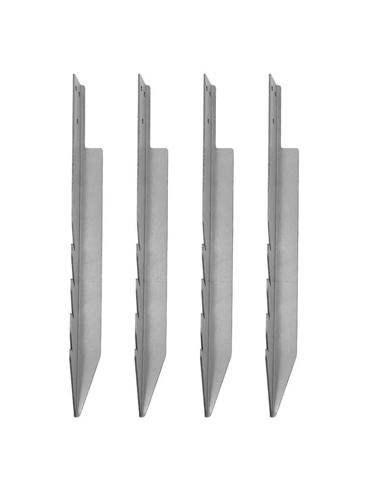 Backyard Setup 400 X 42 X 42 Mm Ground Anchors Pack Of Ground Anchors Backyard Play Galvanized Steel Construction