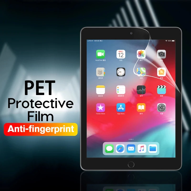 

Мягкая защитная пленка из ПЭТ для iPad 10th gen Pro 11 12.9 Air 5 4 10,9, устойчивая к царапинам пленка для iPad 10.2 9th 8th 7th mini 6 5
