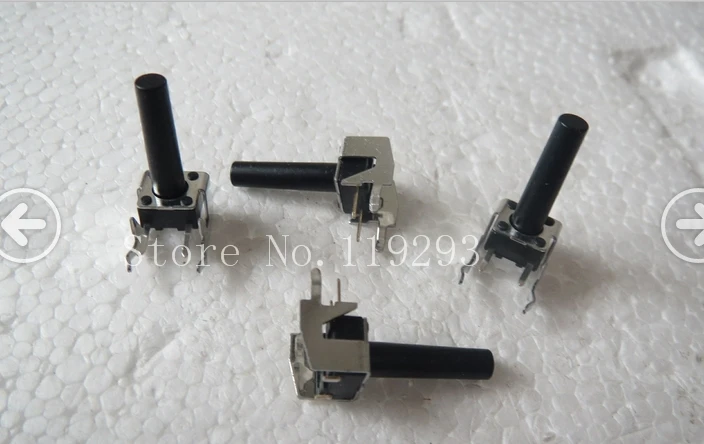 [BELLA]Japan 6 * 6 * 17 side by ALPS button switch touch switch with bracket new original--200pcs/lot