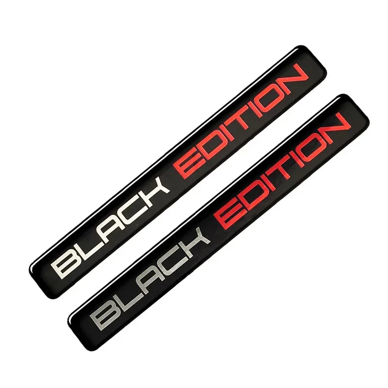 2 قطعة ملصق ثلاثي الأبعاد إصدار أسود لخزان الدراجة النارية لكاواساكي وهوندا وبي إم دبليو وسوزوكي وأبريليا ملصقات دراجات نارية