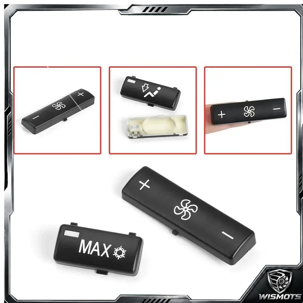 14 PCS Button Key Cap Car Air Conditioner A/C Control Panel Switch Button Key Cover For BMW 5 Series E39 E53 525 530I 540I M5 X5