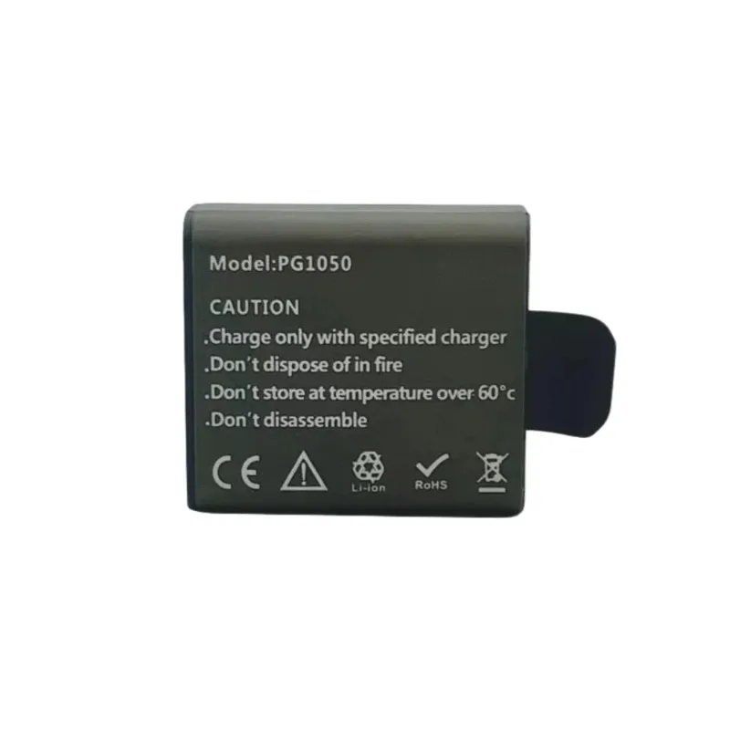 PG1050 3.7V 1050mAh Action Camera Battery For EKEN H9 H9R H8 H8R H8PRO H3R for SJCAM SJ4000 SJ5000 M10 SJ6000 With Dual Charger