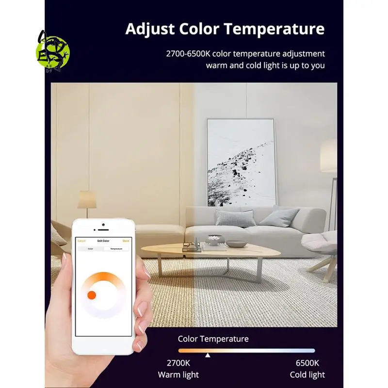 

AED7-WIFI Matter Smart Bulb 9W RGB E27 LED Lamp APP Control DIY Smart Home Bulb Voice Control For Homekit Google Home Alexa