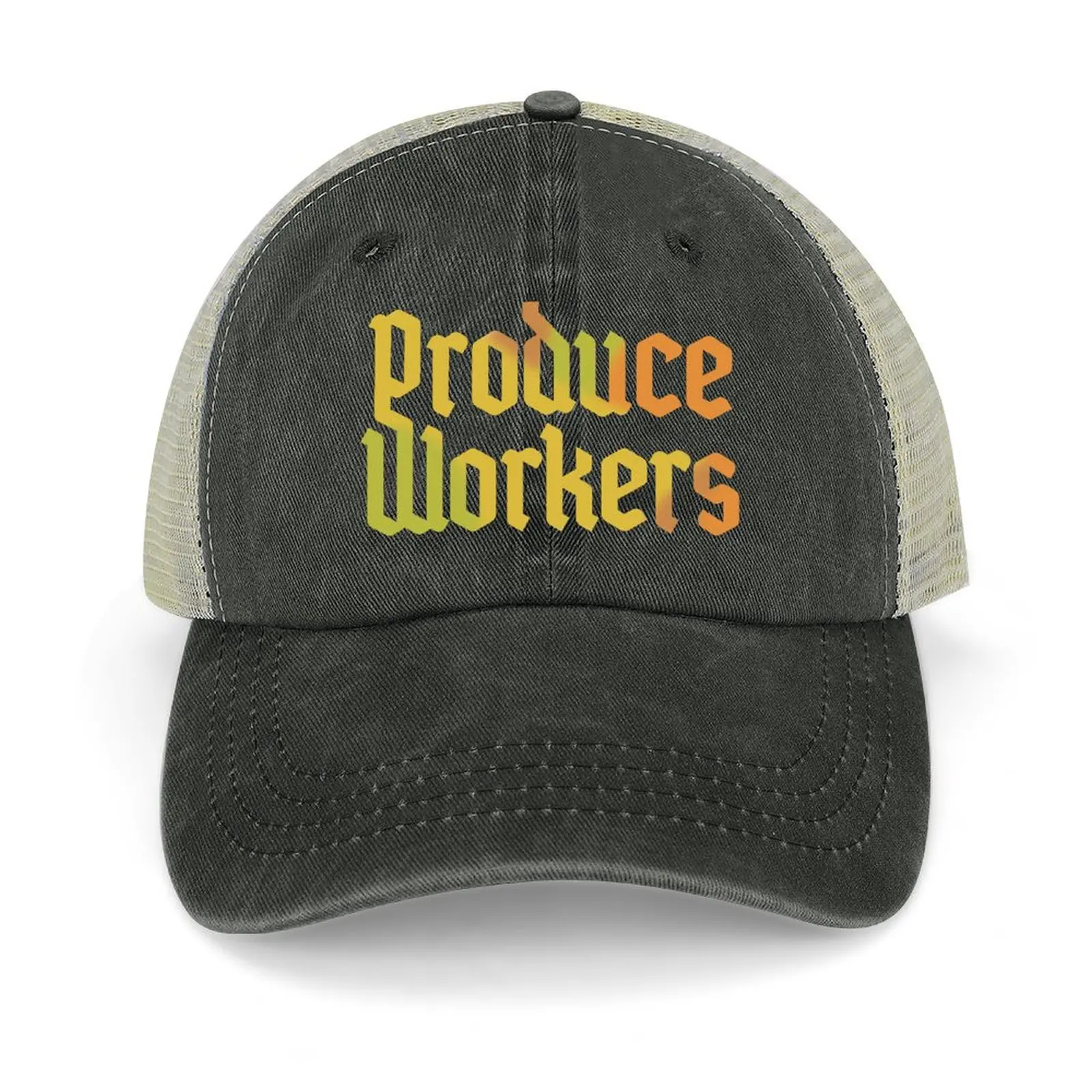 

Produce Workers Logo Cowboy Hat Gentleman Hat Beach Outing party Hat Man Women's