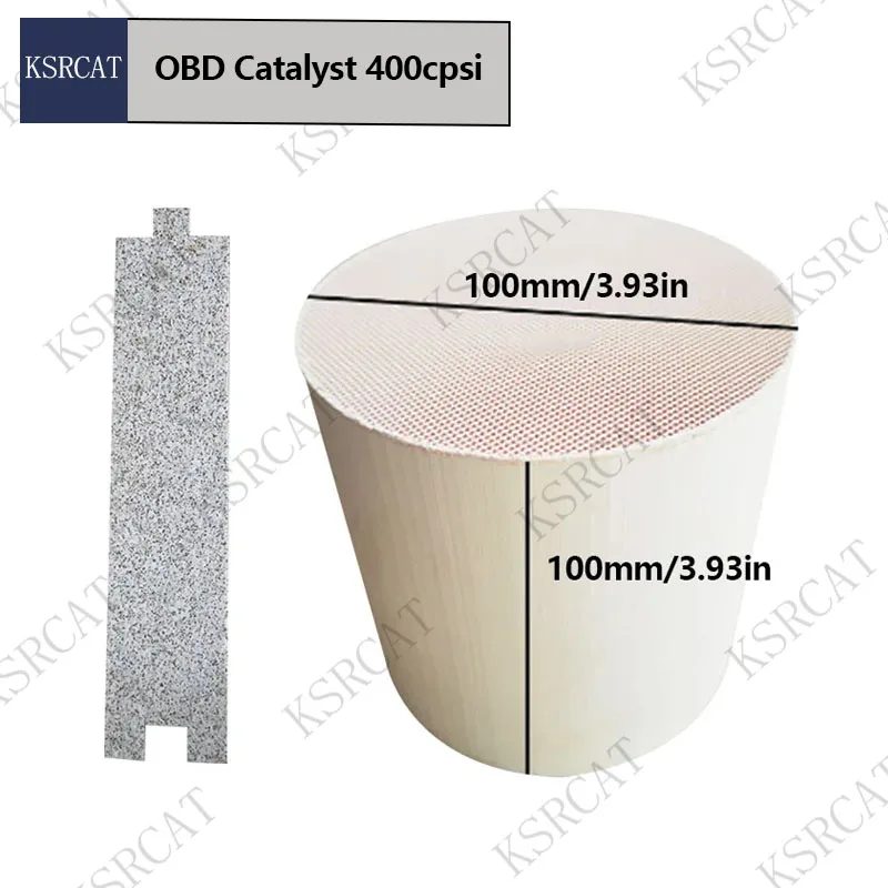 

400cpsi Universal 100*100mm OBD Automotive Tthree Way Catalytic Honeycomb Ceramic Carrier OBD Purified Exhaust Gas Filter