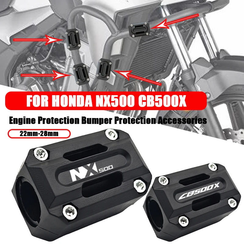 

Для HONDA CB500X NX500 NX400 2013-2024 2023 CB 500X 2013-2023 2018 защита двигателя бампер Защита аксессуары 22 мм-28 мм