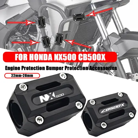 Do HONDA CB500X NX500 NX400 2013-2024 2023 CB 500X 2013-2023 2018 Zderzak ochronny silnika Akcesoria 22mm-28mm