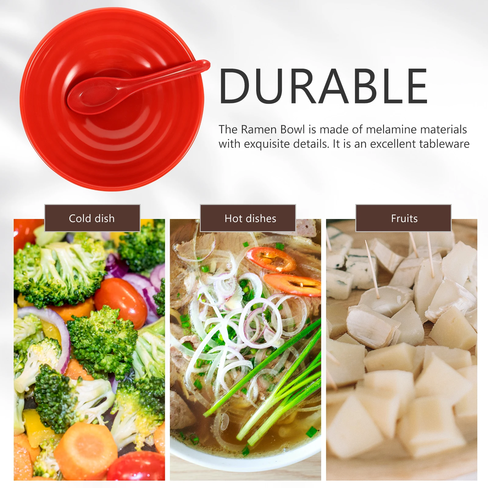 

1Set Japanese Ramen Bowl Set Multi-Function Rice Noodles Soup Bowl for Daily Use Restaurants Parties Decorative Kitchen