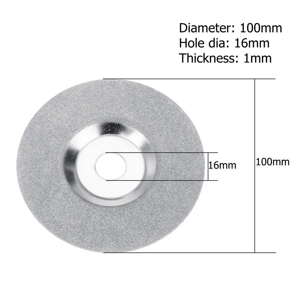 Effective Grinding Disc, 100mm Diameter, 0 04inch Thickness, Suitable for Glass, Marble, Ceramics, and More