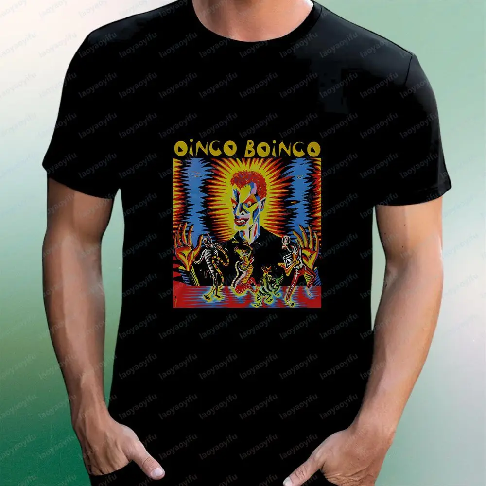 Oingo Boingo Retro Pirated-style Pattern for Both Men and Women, Large Size Design, Comfortable T-shirt