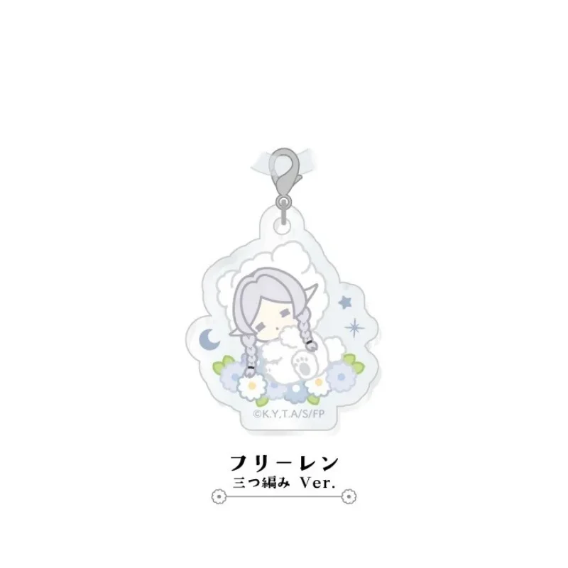Acrylic Pendant Keychain Cell Phone Pendant Anime Frieren: Beyond Journey's End 6CM Cartoon Character Frieren/Fern/Stark/Himmel
