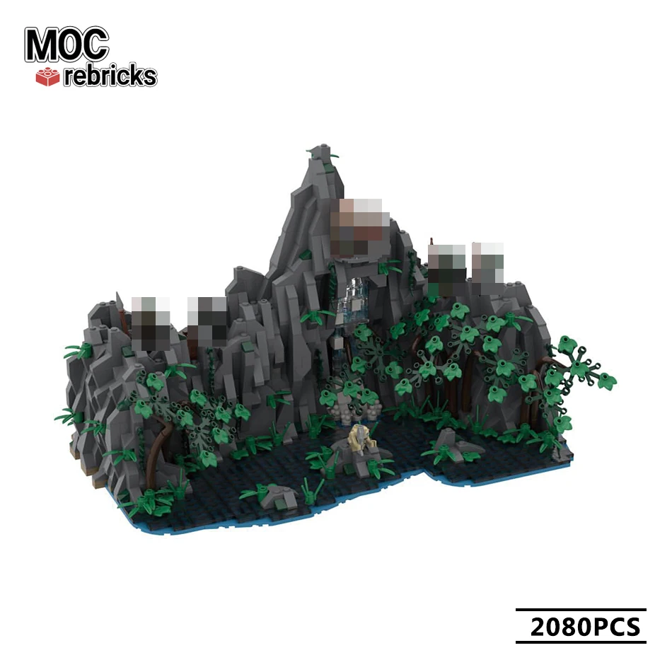 

MOC-93033 Architecture Ring of The King City Forbidden Pool Building Block Assembly Collection DIY Model Brick Toys Gifts 2080P