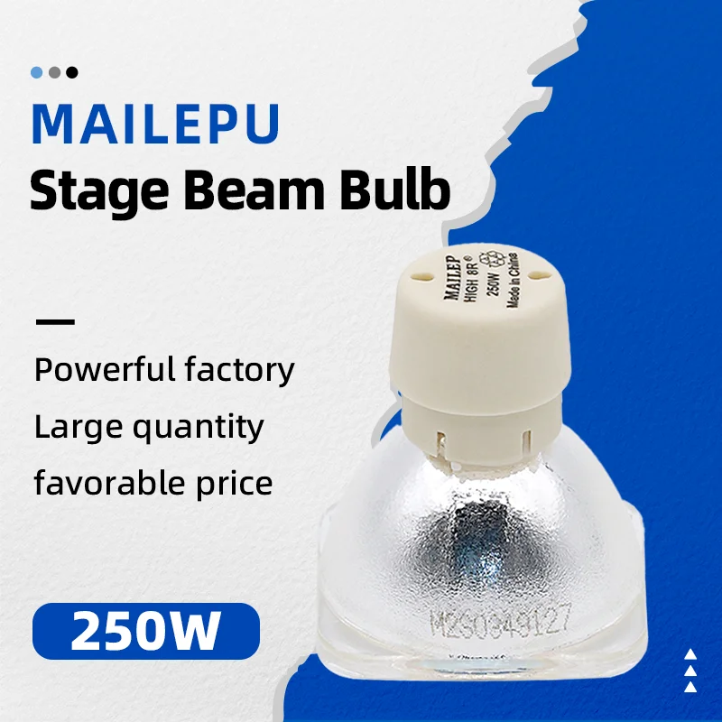 Mailepu-Mobile Beam Bulb Bar Beam Lamp, 8R 250W, Original, Atacado