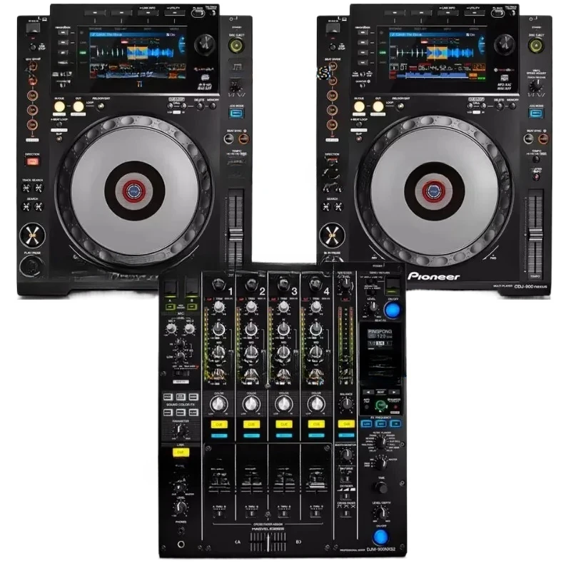 High Quality Hot 2022 Quality 2x For-Pioneers DJ CDJ-3000 Players (Pair) + DJM-900 Nexus MK2 Mixer Bundle Deal In Stock.