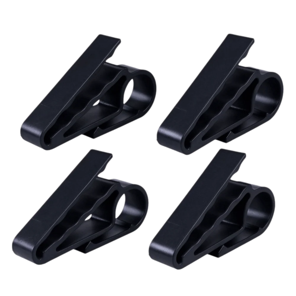 4pcs Plastic Clip Golf Cart Holder Clip Dual Color Stable Clamp Outdoor Holding Clip Cylindrical Object Holder Clip Motorcycle