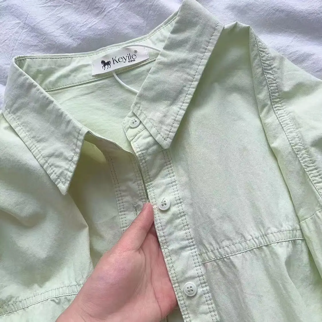 178 green high quality pure cotton