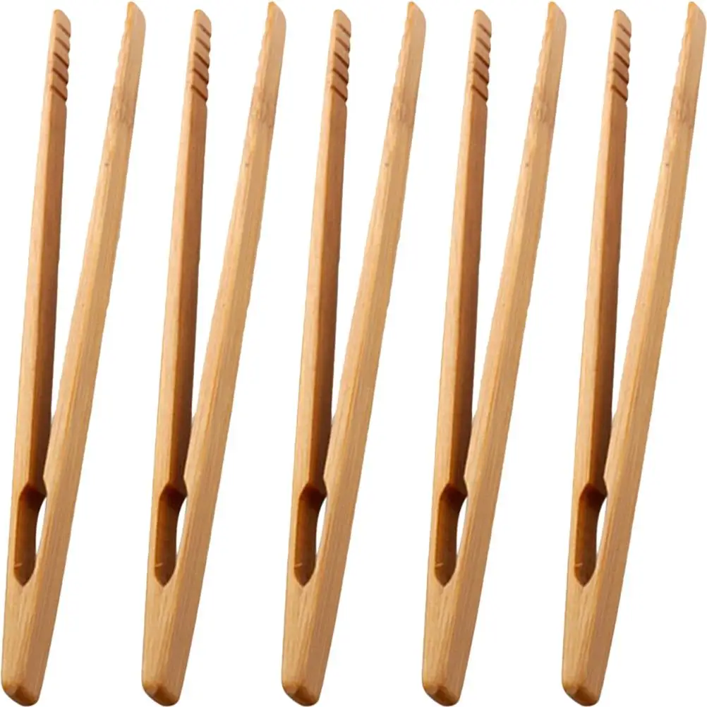 5 Pcs Wooden Tweezers Kids Bead Sensory Toys Educational Children Toddlers Clipping Fine Motor Skills Training Montessori