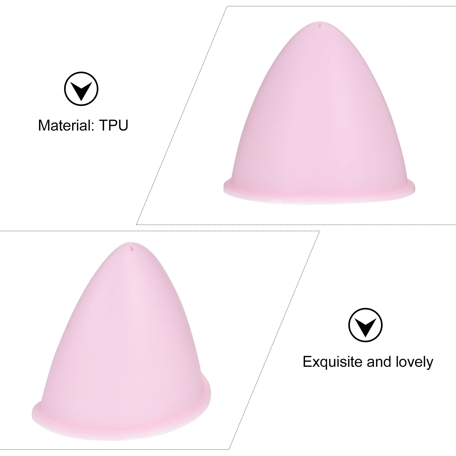 

2 шт., украшения для кошачьих ушей, украшение для мотоцикла, ТПУ, прочный, удобный, креативный дизайн, двусторонние наклейки, очаровательные